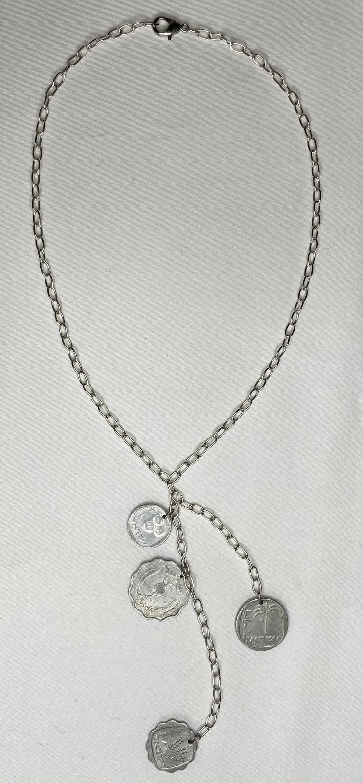Silver Drop Chain Necklace
