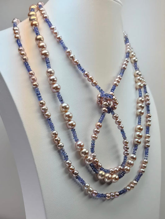 Small Pink Freshwater Necklace