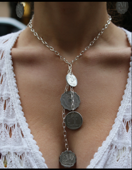 Silver Drop Chain Necklace